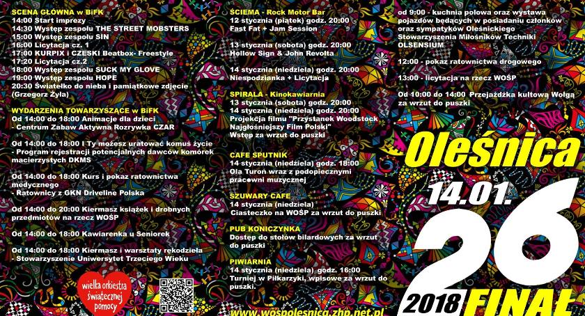 Już w najbliższą sobotę 26 Finał WOŚP w Oleśnicy
