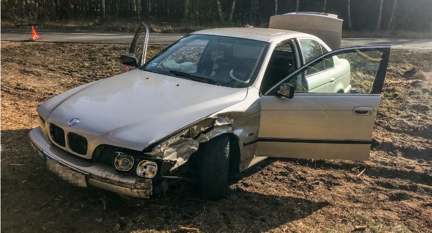 Wypadek koło Sosnówki
