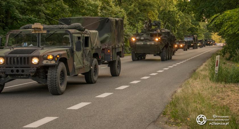Amerykańskie wojska są od kilku dni w Oleśnicy - VIDEO