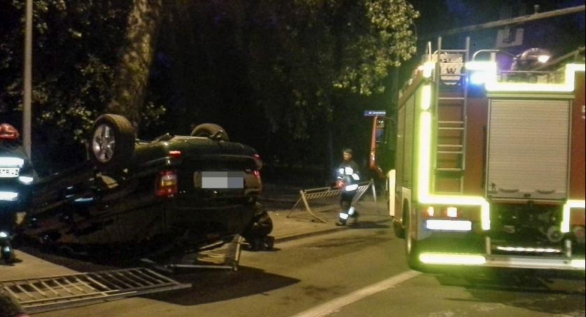 Wypadek nietrzeźwego kierowcy Jeepa