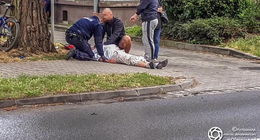 Reanimacja mężczyzny na Sudoła - znów problem z karetką