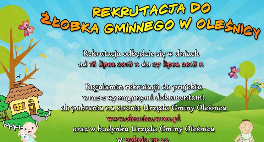 Rekrutacja do Żłobka Gminnego w Oleśnicy