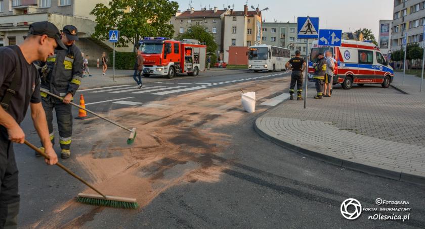 Kolizja z karetką pogotowia na Sinapiusa