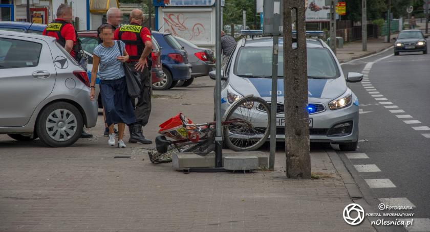 Kolizja i ucieczka nietrzeźwego rowerzysty