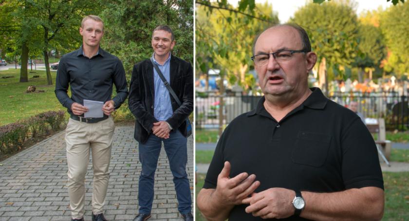  Konferencja prasowa KKW SLD Lewica razem w sprawie kandydata na Burmistrza Oleśnicy