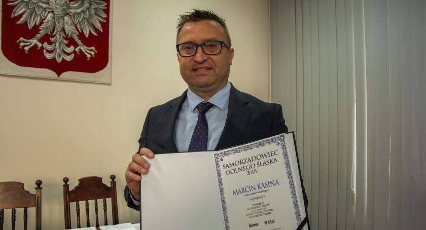 Wójt Marcin Kasina zajął II miejsce w plebiscycie Gazety Wrocławskiej w kategorii Wójt