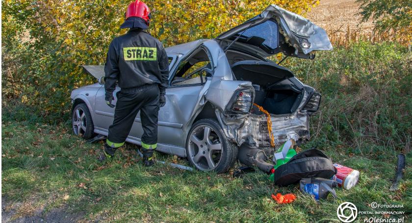 Wypadek koło Solnik Wielkich