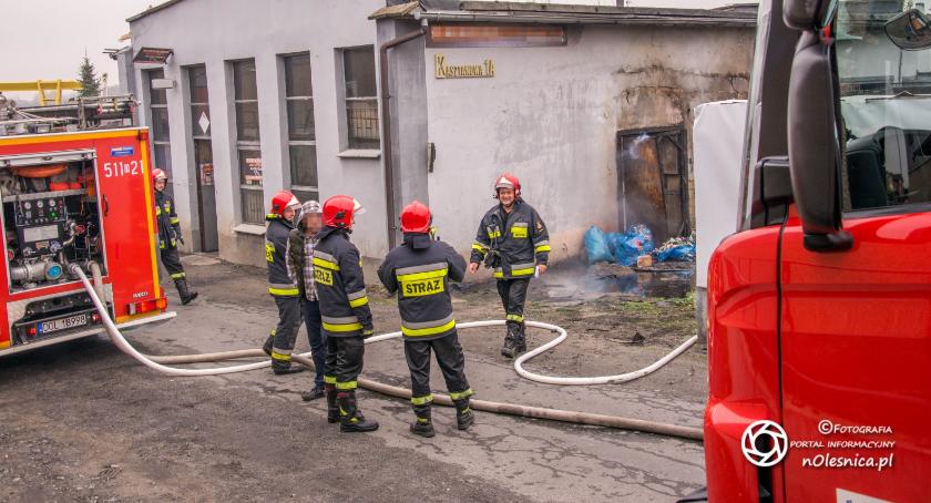 Pożar za Kauflandem