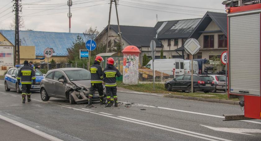 Kolizja obok Pogodnego Centrum