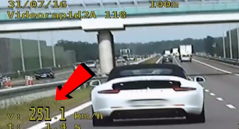 W Porsche ponad 250 km/h