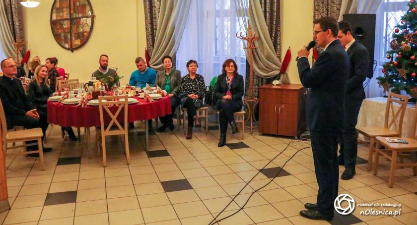 Spotkanie wigilijne w oleśnickim Centrum Kształcenia i Wychowania OHP