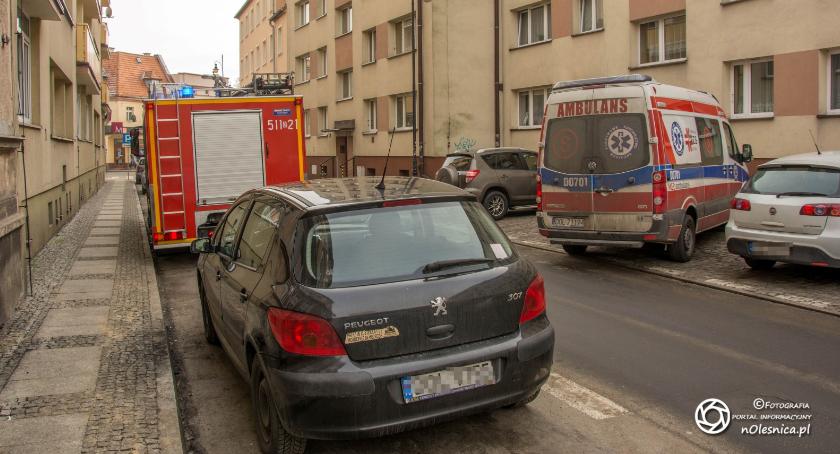 Na pomoc seniorce - interwencja strażaków na Sejmowej