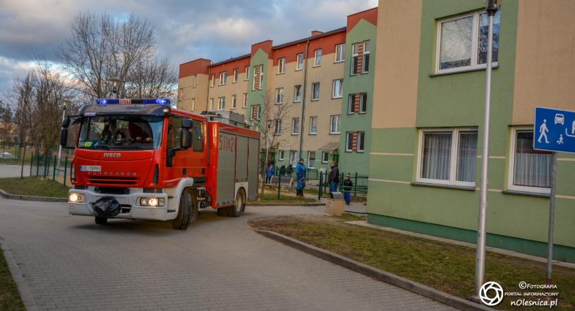 Interwencja strażaków na Kleeberga
