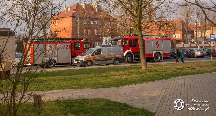 Interwencja strażaków na Wojska Polskiego