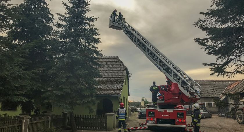 Piszkawa - pożar sadzy w kominie
