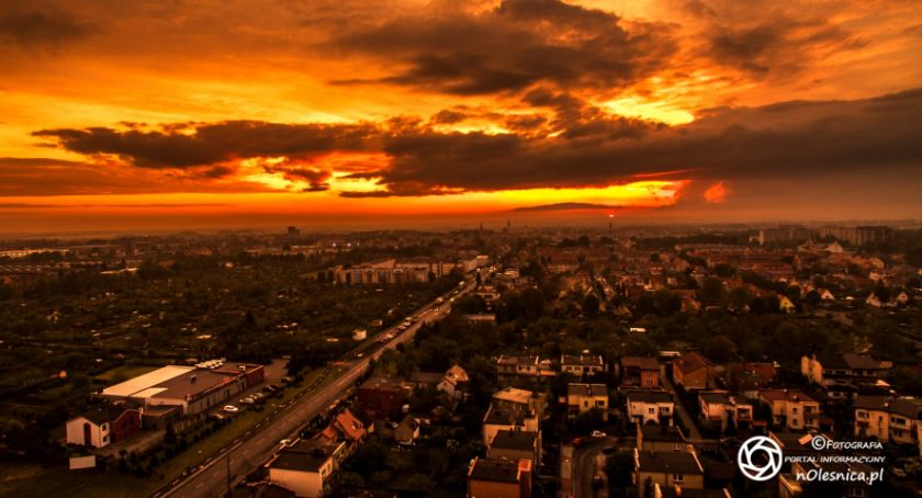 Jak słońce zachodziło wczoraj nad Oleśnicą