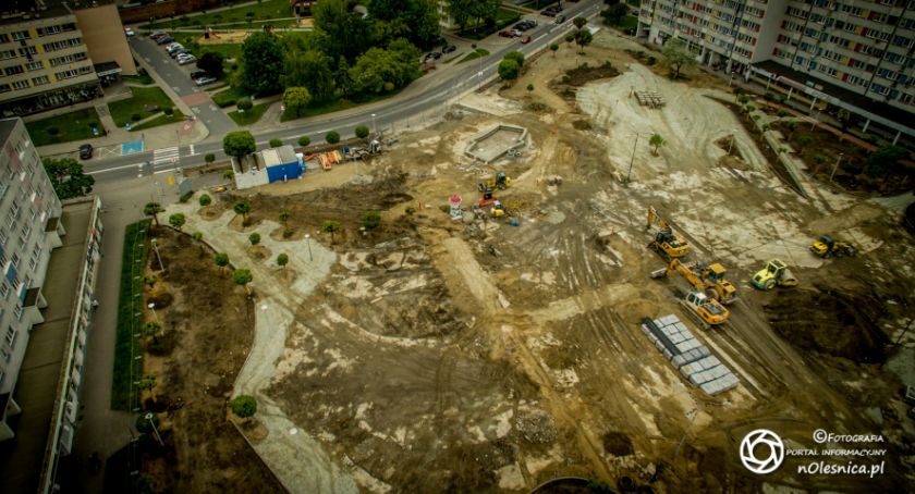 Okiem drona - pl. Zwycięstwa w przebudowie - FOTO - DRON