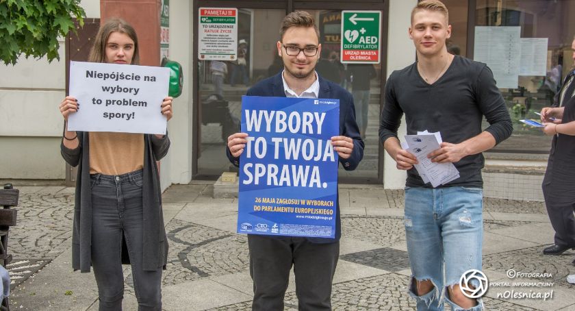 Happening na oleśnickim rynku