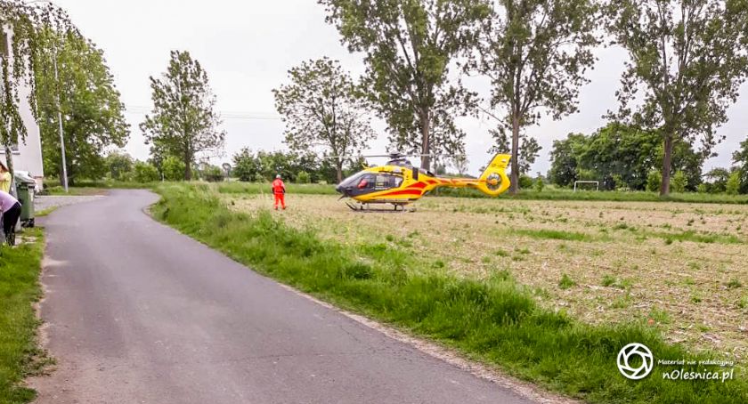 Śmigłowiec LPR lądował w Nowoszycach - VIDEO