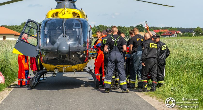 Mężczyzna doznał zawału i wpadł do stawu - interweniował śmigłowiec LPR