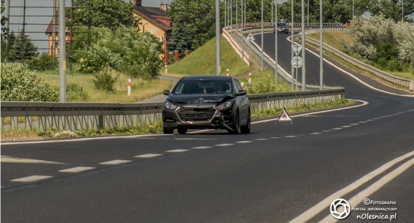 Kolizja koło Polanki