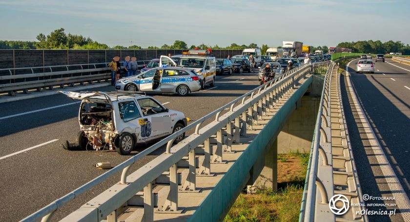 Wypadek koło Szczodrowa - sprawca nietrzeźwy uciekł z miejsca zdarzenia