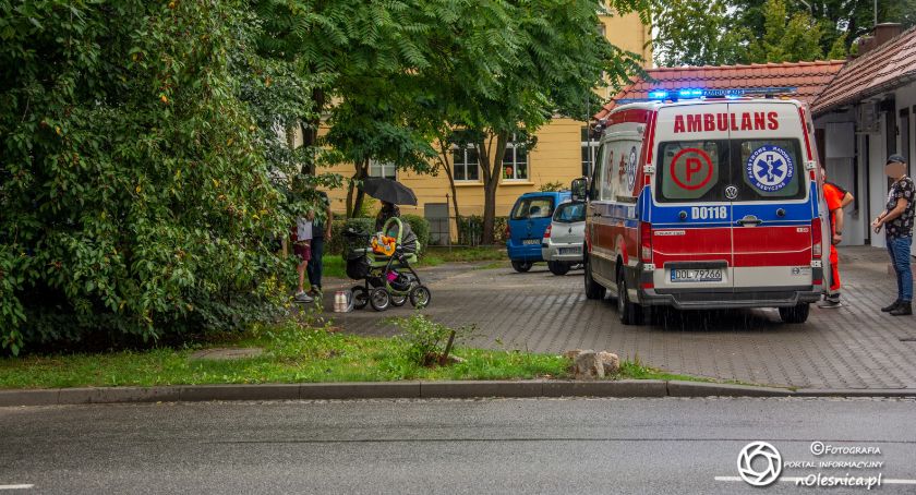 Potrącenie wózka z dzieckiem