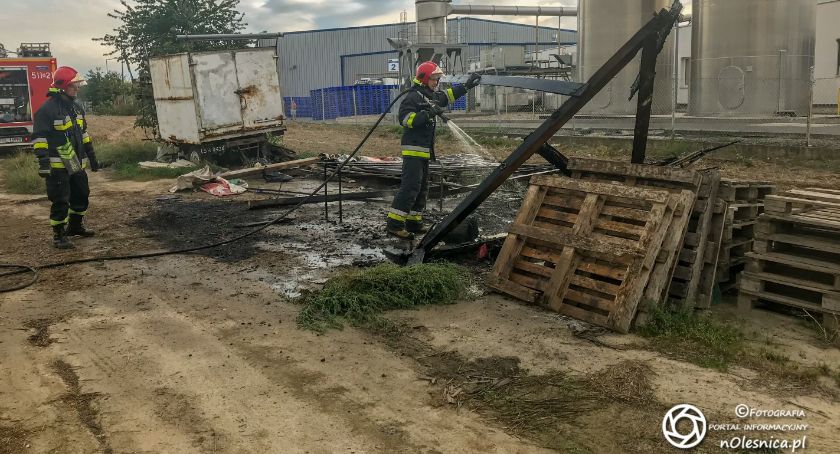 Pożar szopy na Energetycznej