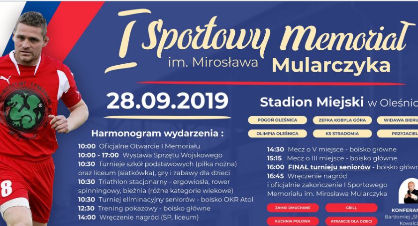 I Sportowy Memoriał im. Mirosława Mularczyka
