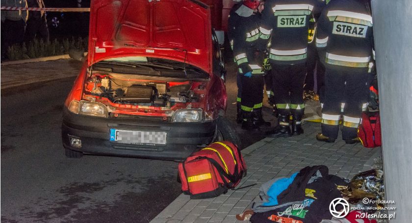 Groźny wypadek z udziałem motocyklisty na granicy powiatów