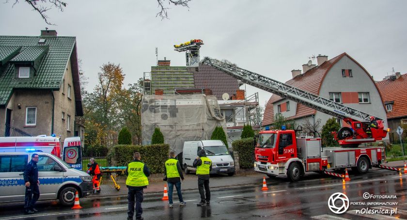 Sudoła - Mężczyzna spadł z rusztowania w trakcie prac remontowych