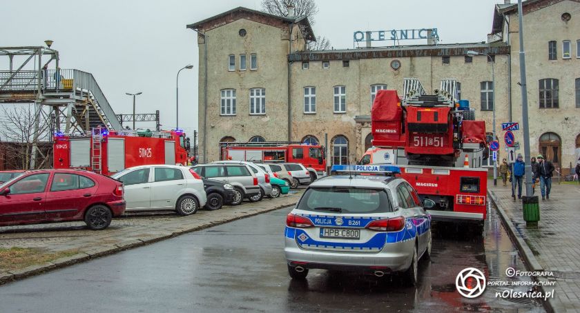 Pożar na terenie dworca PKP - jedna osoba została poszkodowana