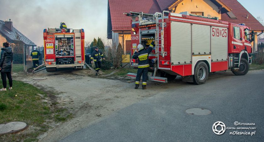 Pożar nieużytków na tzw. kwadratach - zagrożone było osiedle