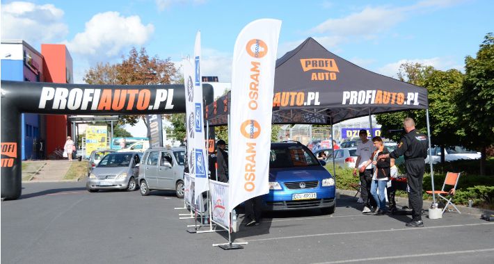 Przegląd aut przy Intermarche