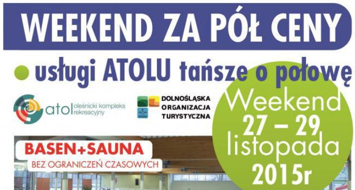 Weekend w Atolu za pół ceny