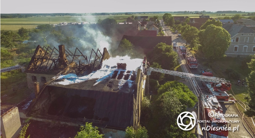 Pożar świetlicy w Zawidowicach - VIDEO - FOTO