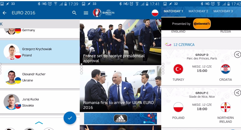 Najprzydatniejsze aplikacje na Euro 2016