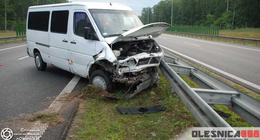 Poranny wypadek na S8