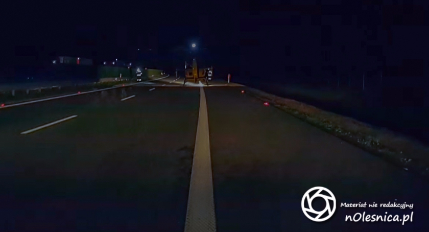 Wypadek na S8 koło Szczodrowa