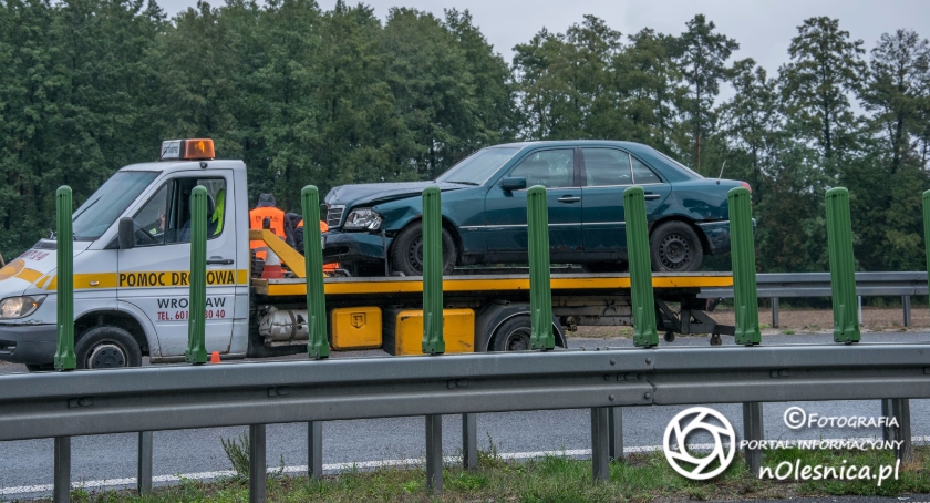Wypadek na trasie S8