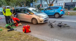 Potrącenie rowerzysty na ul. Skłodowskiej-Curie - pr…
