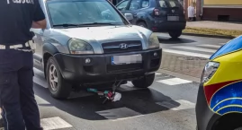 Potrącenie kobiety na hulajnodze elektrycznej na ul. 3 Maja