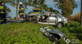 Wypadek w Solnikach Wielkich - czołowe zderzenie oso&hellip;