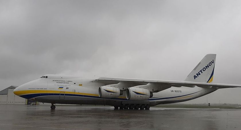 Antonow An124 Rusłan wylądował we Wrocławiu