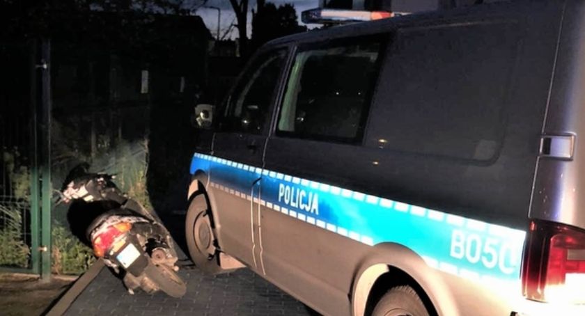 Uciekał skuterem przed policjantami