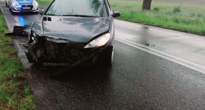 Uderzył w bariery na trasie Strzelin-Wrocław