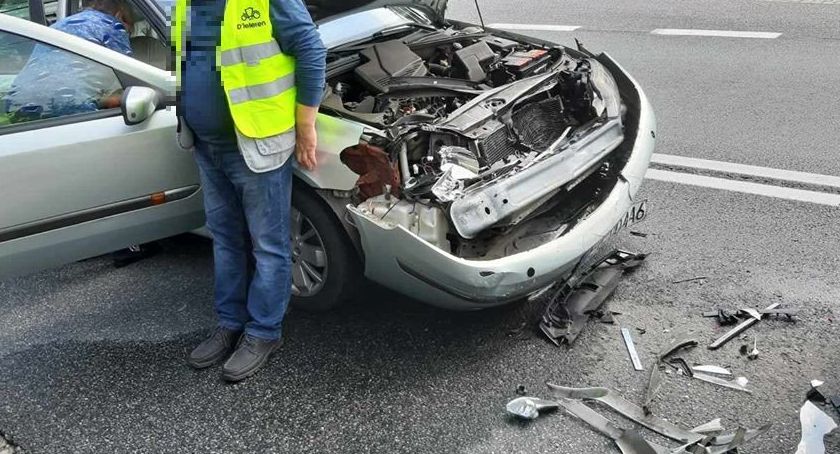 Dwa zdarzenia na krajowej ósemce pod Wrocławiem