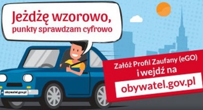 Sprawdź swoje punkty karne. Możesz to zrobić przez Internet