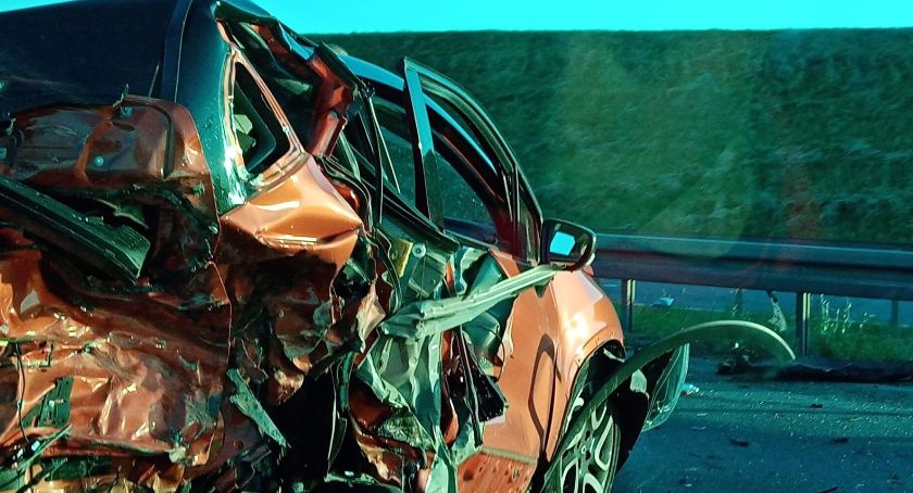 Poważny wypadek na autostradzie A4 przed bramkami w Karwianach