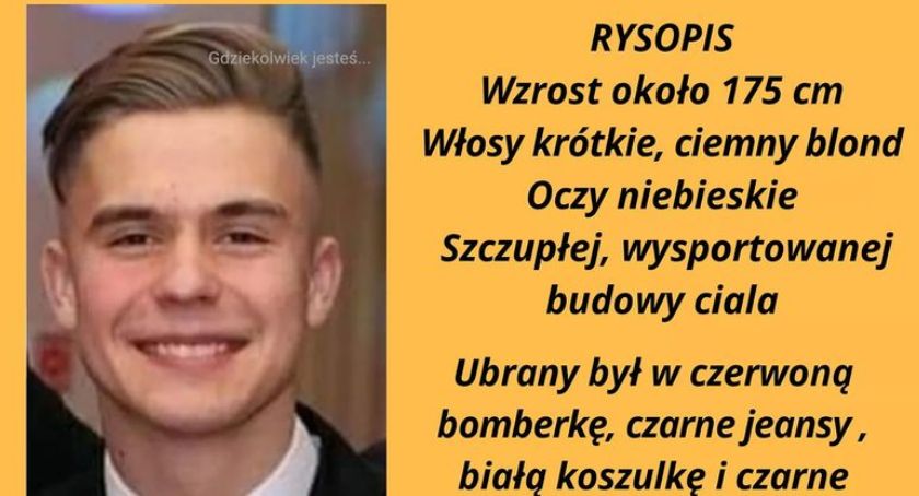 Zaginął Maciej Aleksiuk